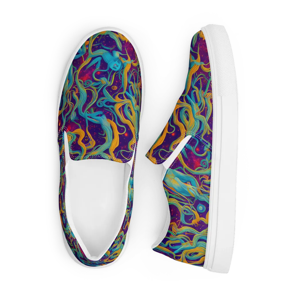Meryl Mcmaster Evelyn De Morgan on Men's Slip-On Canvas Shoes — Front