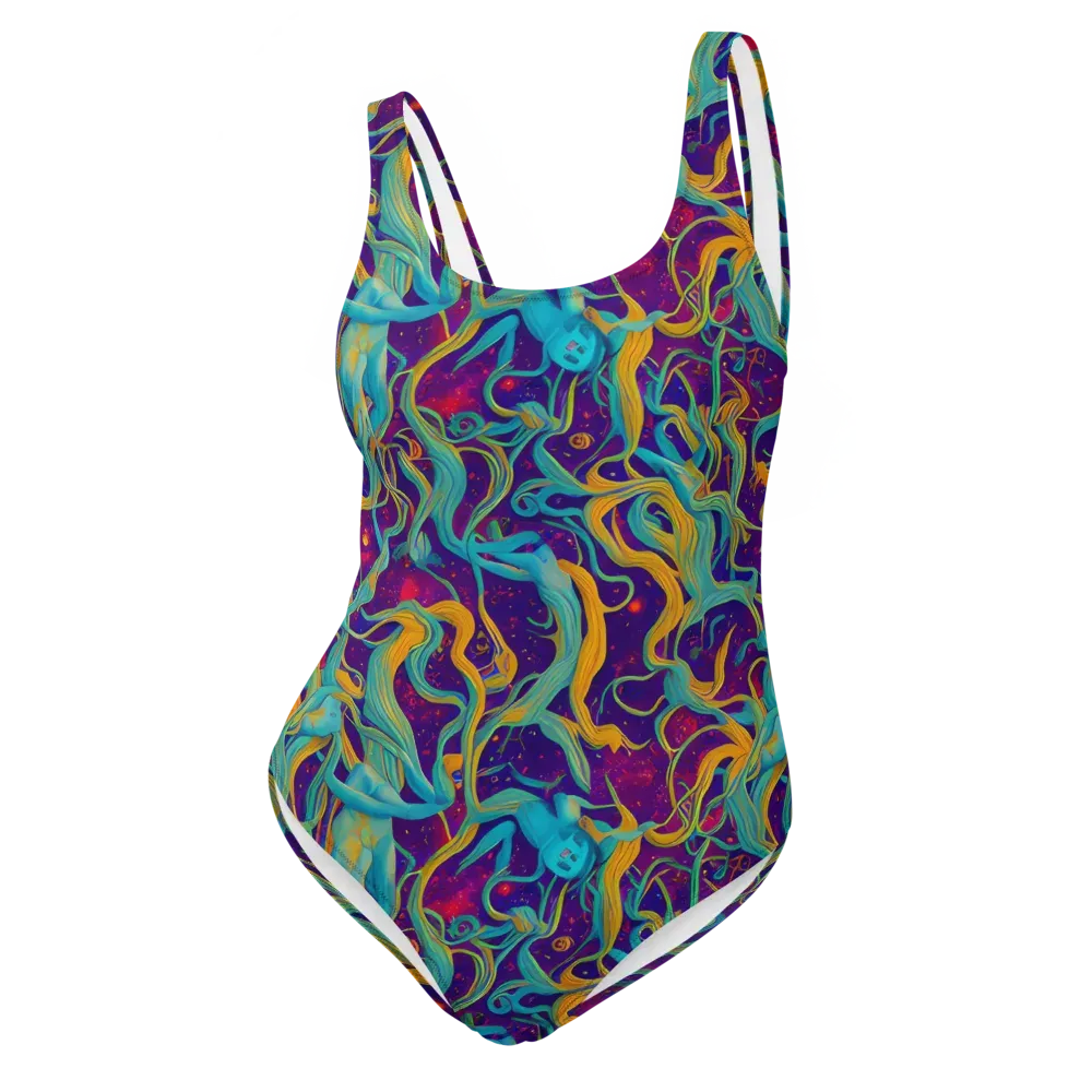 Meryl Mcmaster Evelyn De Morgan on One-Piece Swimsuit — Front