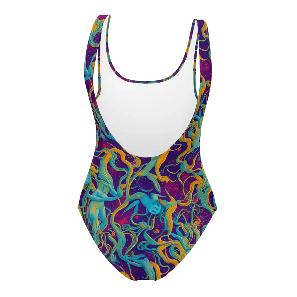 Meryl Mcmaster Evelyn De Morgan on One-Piece Swimsuit — Back