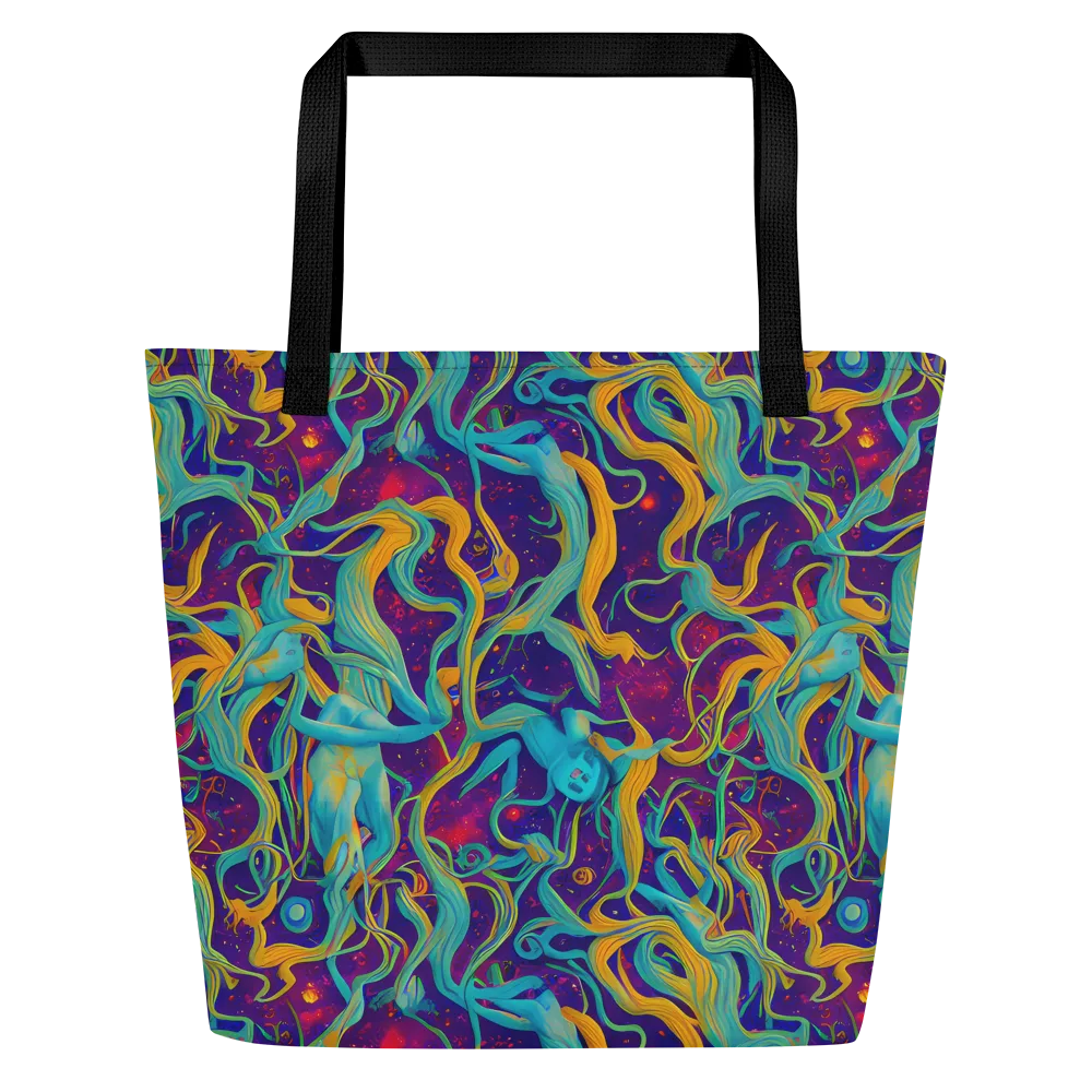 Meryl Mcmaster Evelyn De Morgan on Large Tote Bag W/ Pocket — Front
