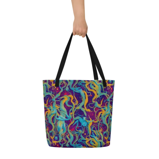 Meryl Mcmaster Evelyn De Morgan on a Large Tote Bag W/ Pocket