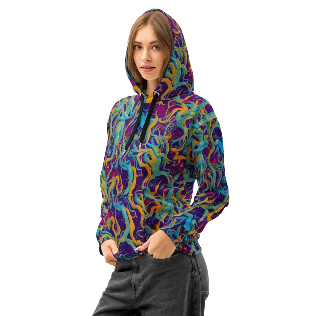 Meryl Mcmaster Evelyn De Morgan on Cotton Hoodie — Left Front
