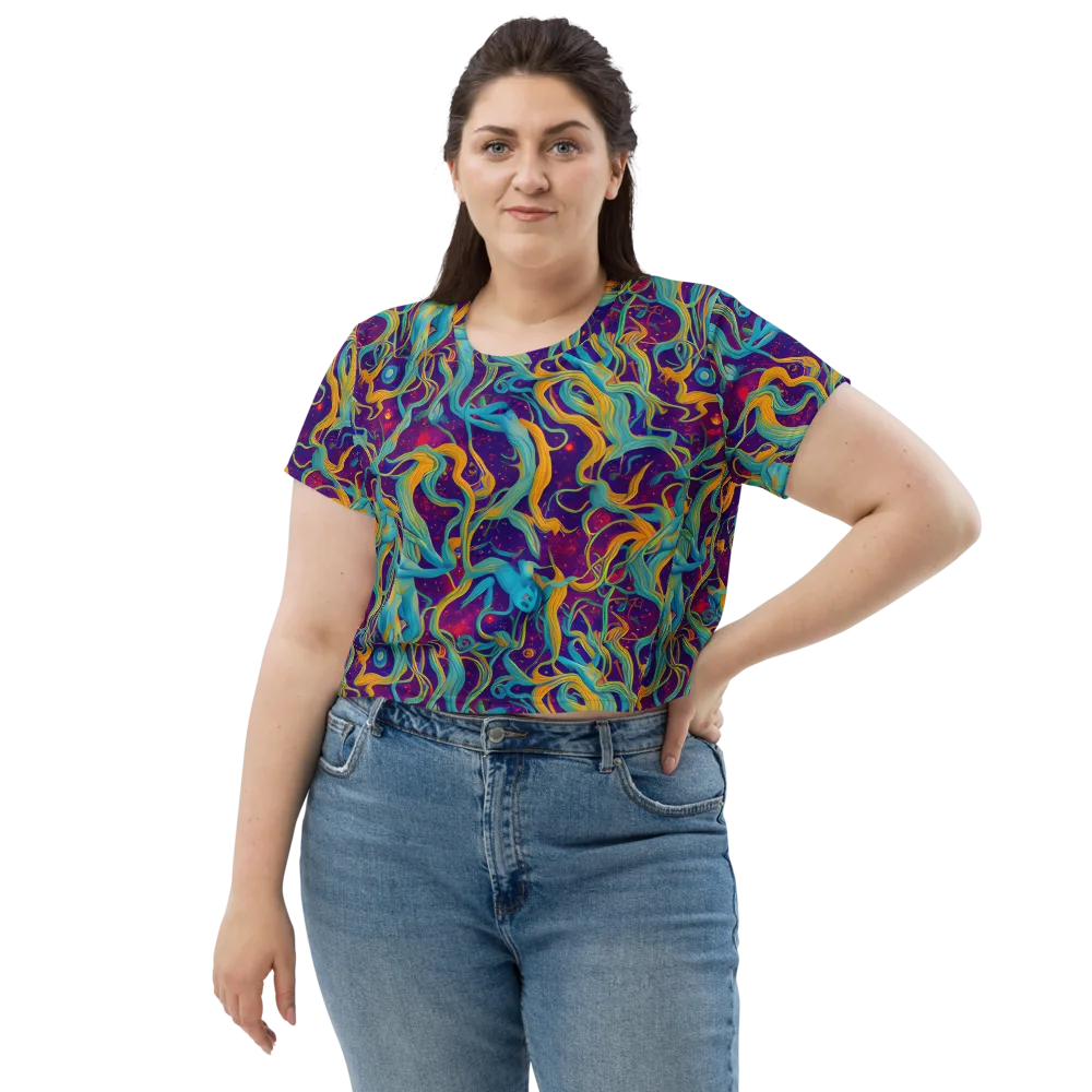 Meryl Mcmaster Evelyn De Morgan on Crop Tee — Front