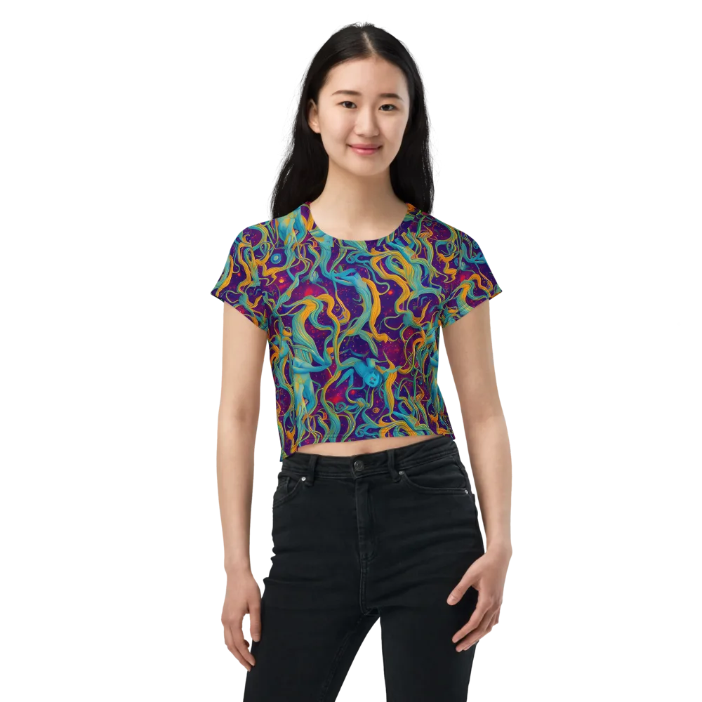 Meryl Mcmaster Evelyn De Morgan on Crop Tee — Front