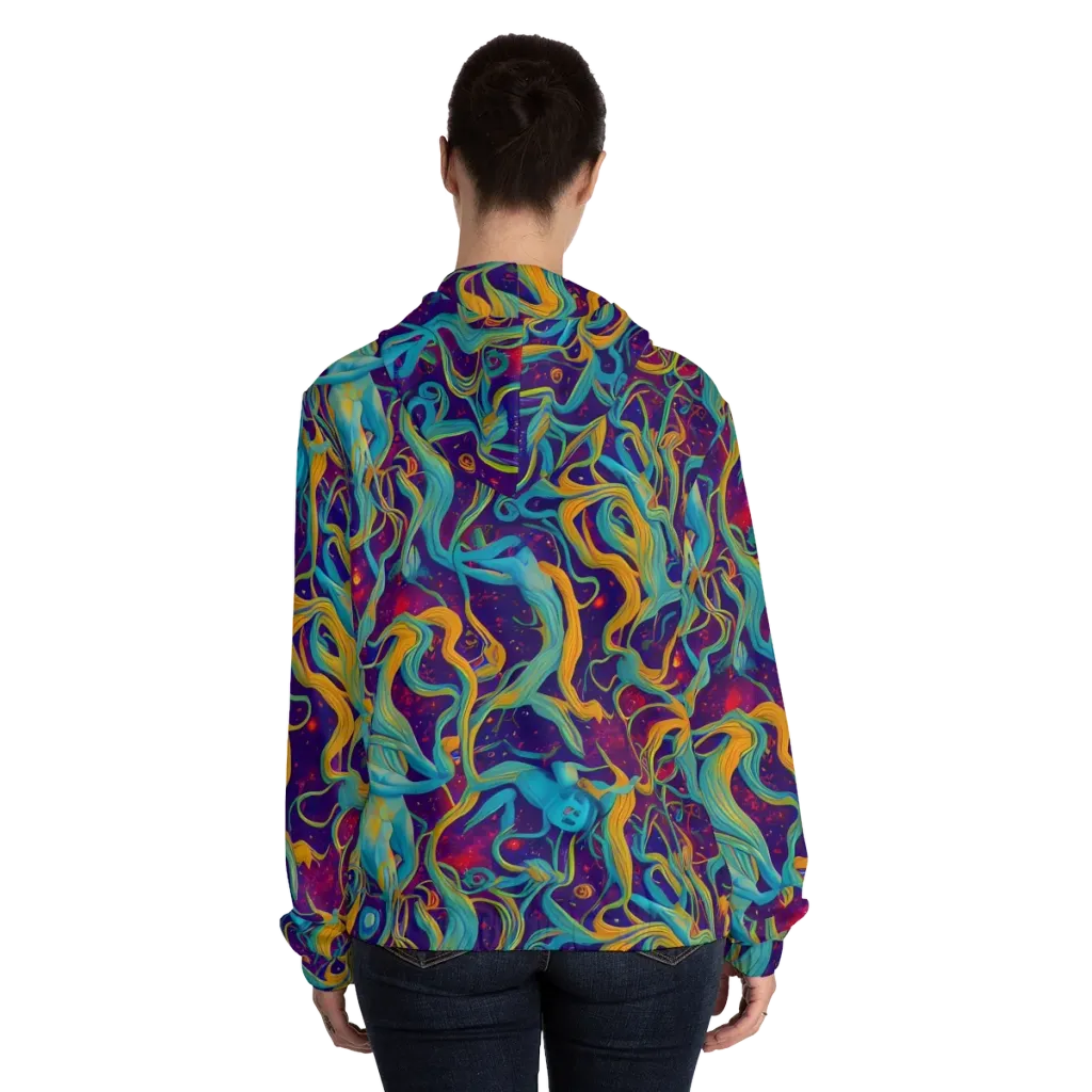 Meryl Mcmaster Evelyn De Morgan on Women's Full-Zip Hoodie — Back On Person