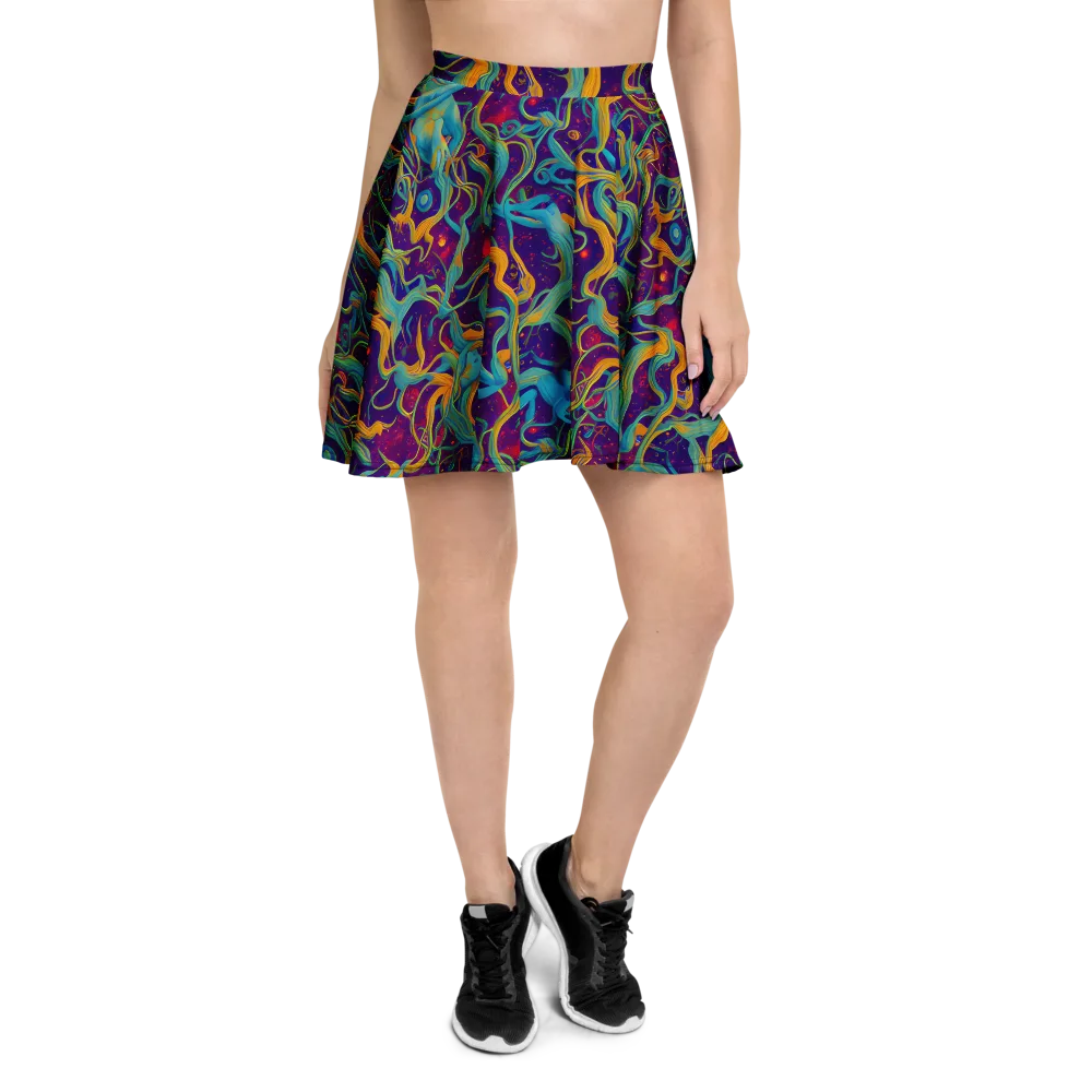 Meryl Mcmaster Evelyn De Morgan on Skater Skirt — Front