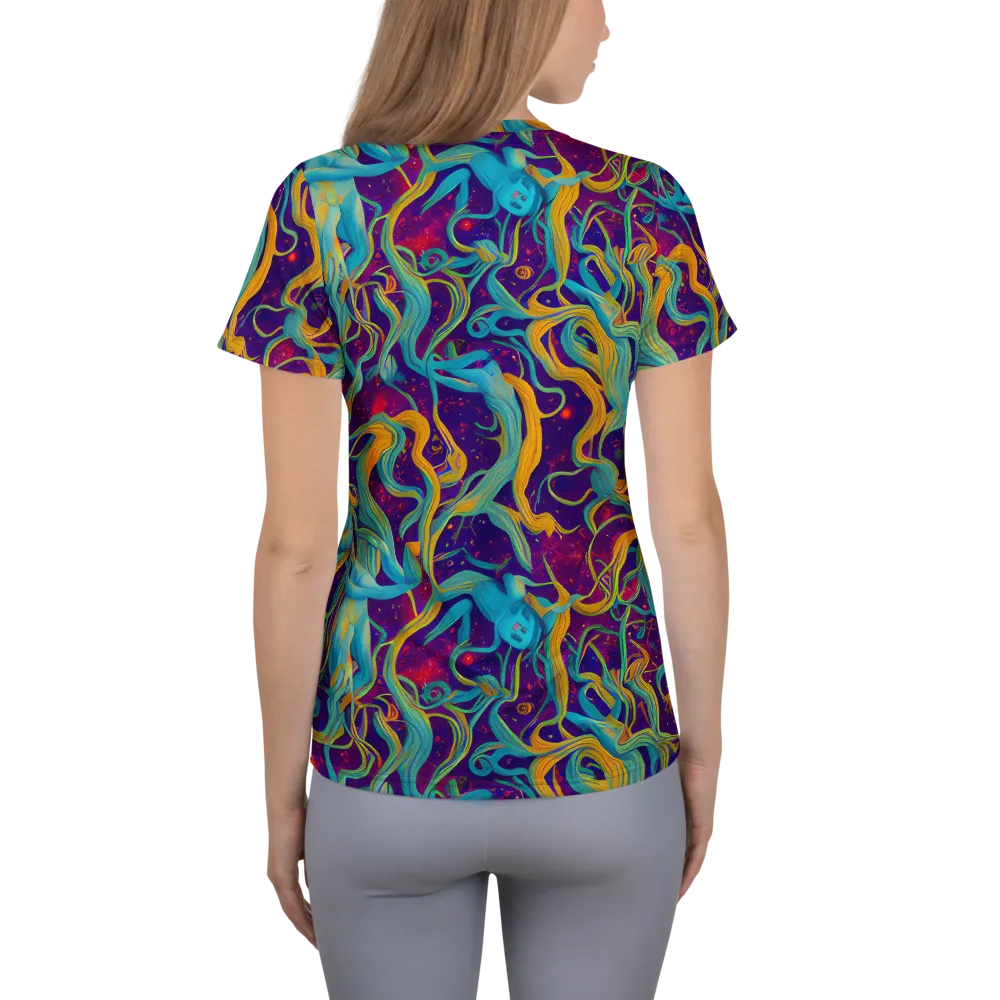 Meryl Mcmaster Evelyn De Morgan on Women's Athletic T-Shirt — Back
