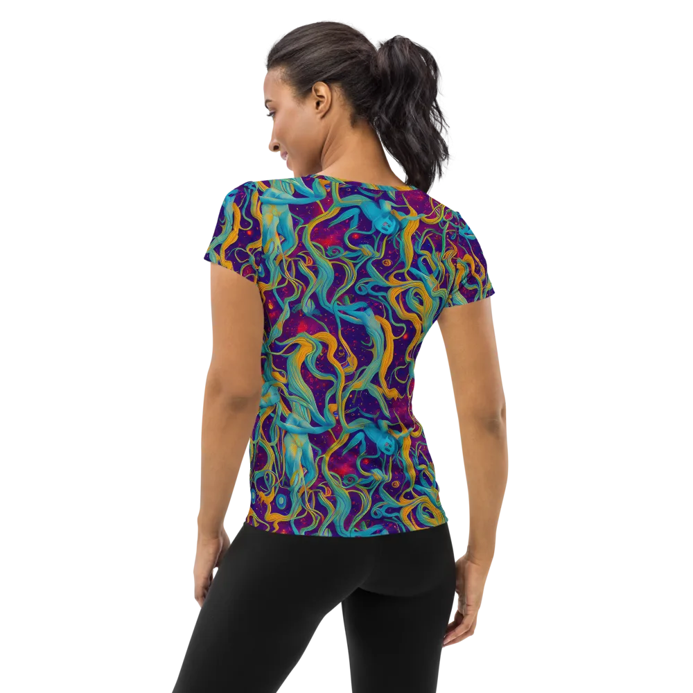 Meryl Mcmaster Evelyn De Morgan on Women's Athletic T-Shirt — Back