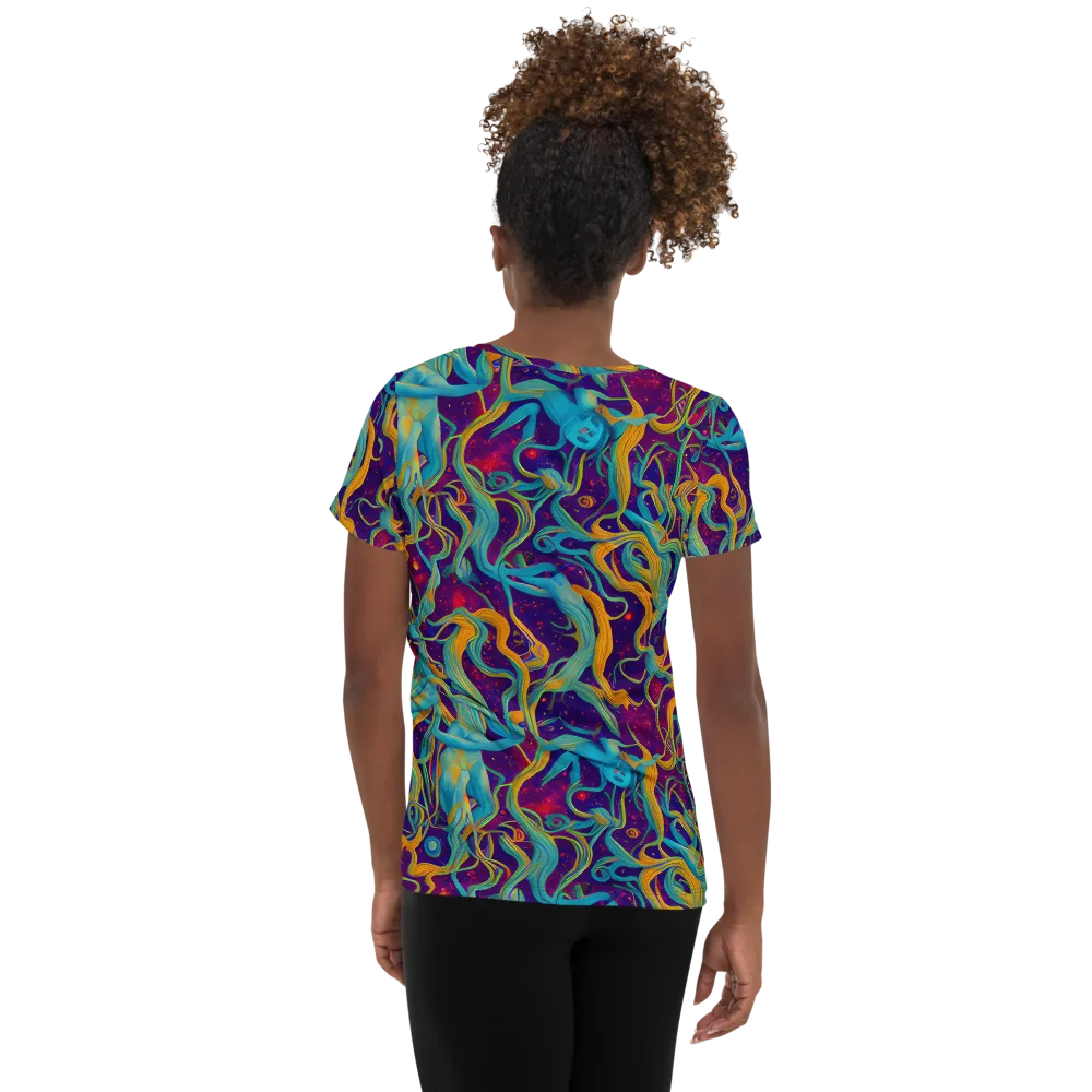 Meryl Mcmaster Evelyn De Morgan on Women's Athletic T-Shirt — Back