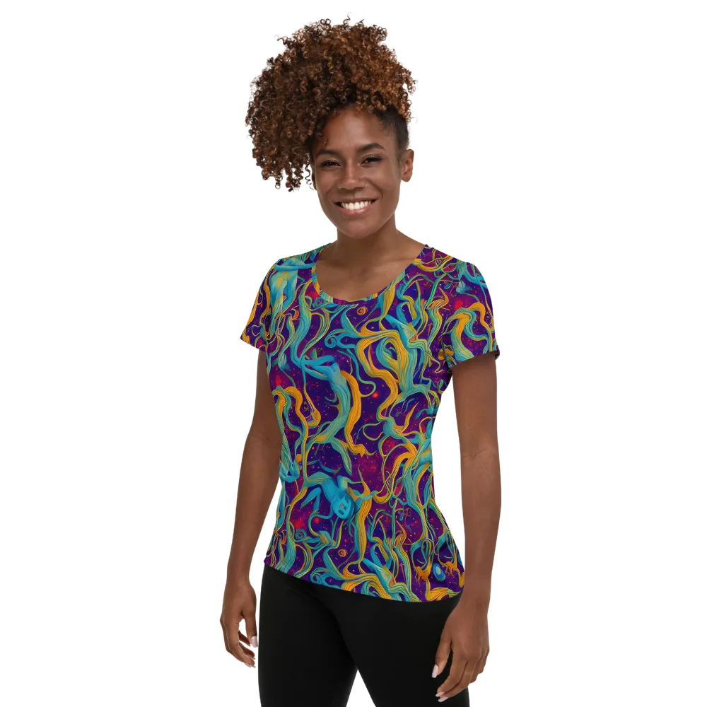 Meryl Mcmaster Evelyn De Morgan on Women's Athletic T-Shirt — Left
