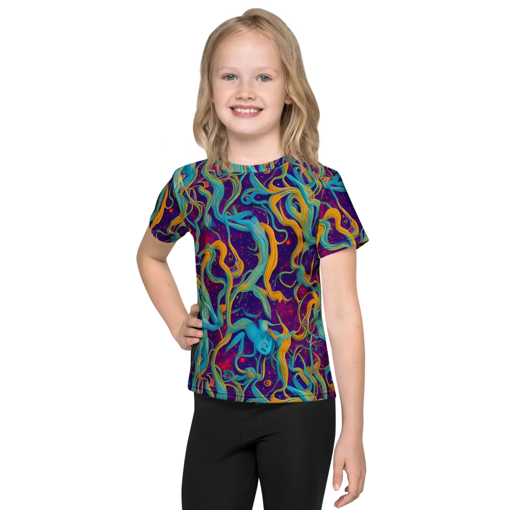 Meryl Mcmaster Evelyn De Morgan on Kids Crew Neck T-Shirt — Front