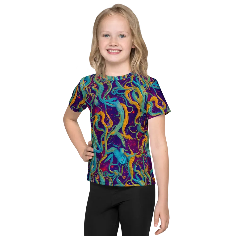 Meryl Mcmaster Evelyn De Morgan on Kids Crew Neck T-Shirt — Front