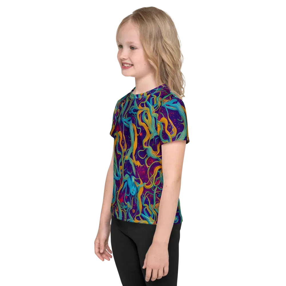 Meryl Mcmaster Evelyn De Morgan on Kids Crew Neck T-Shirt — Left