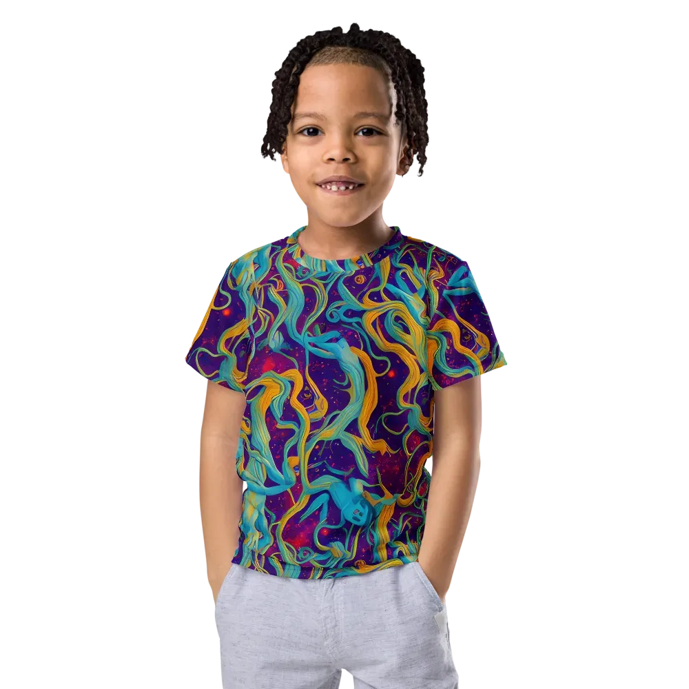 Meryl Mcmaster Evelyn De Morgan on Kids Crew Neck T-Shirt — Front