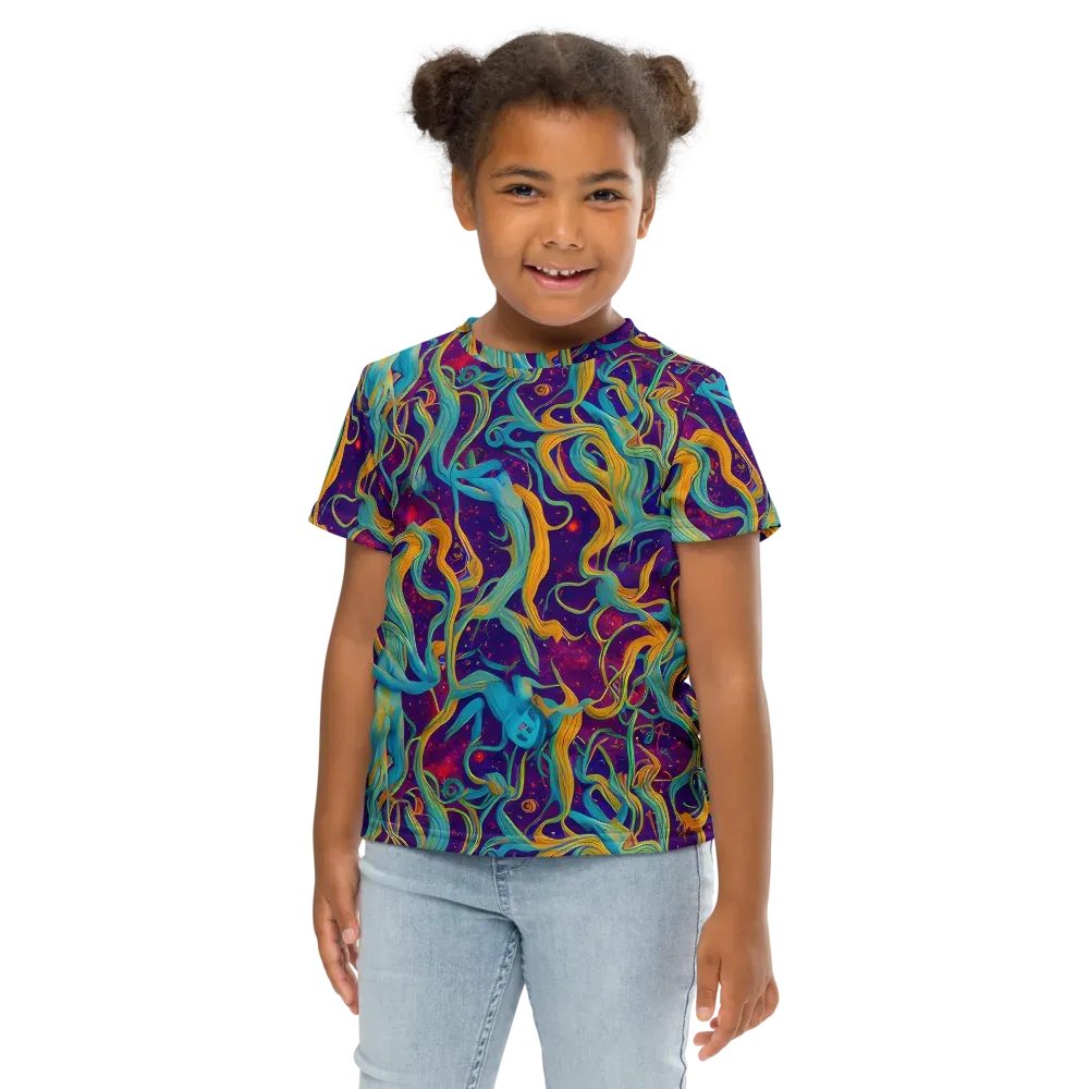 Meryl Mcmaster Evelyn De Morgan on Kids Crew Neck T-Shirt — Front