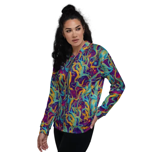 Meryl Mcmaster Evelyn De Morgan on a Bomber Jacket
