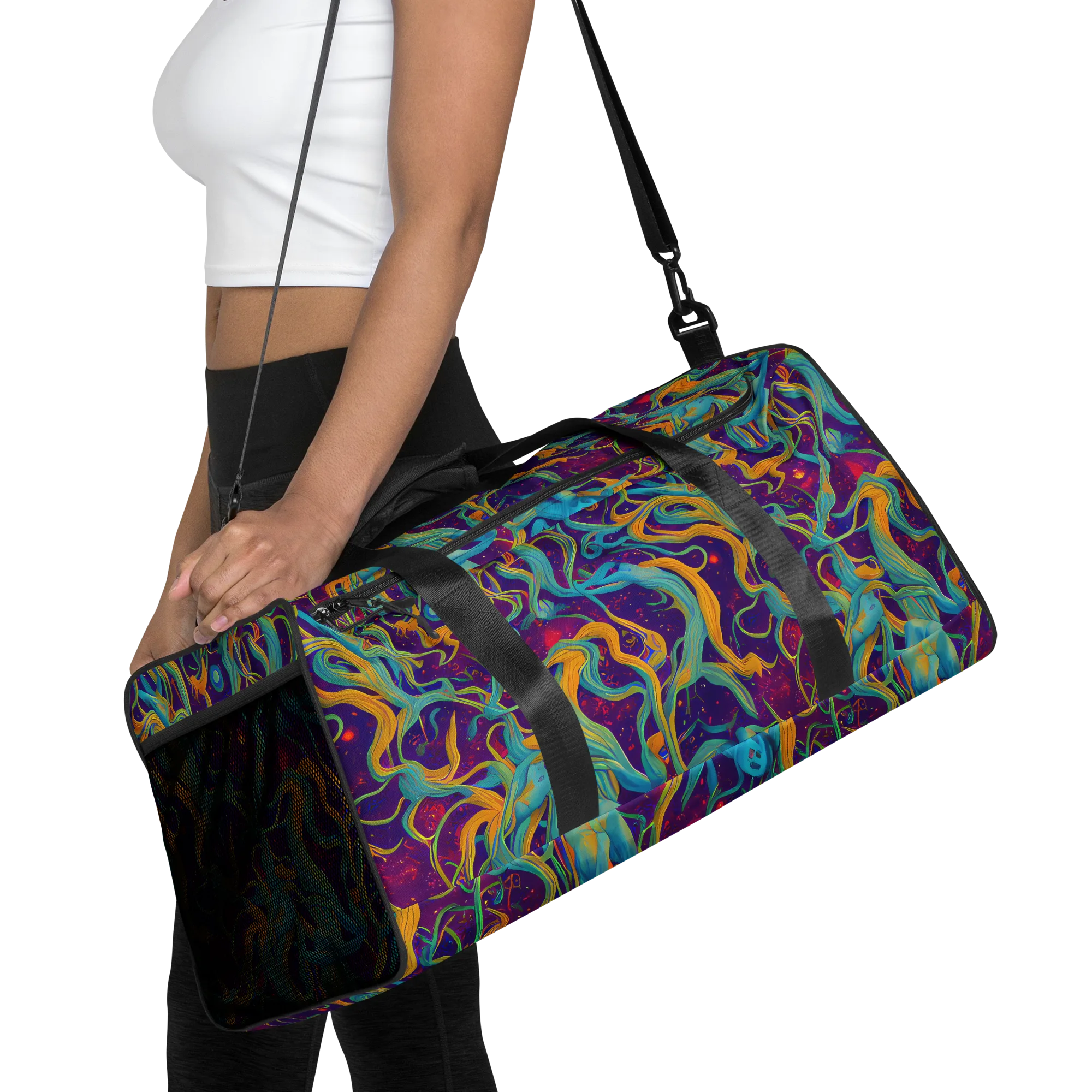 Meryl Mcmaster Evelyn De Morgan on Duffle Bag — Front