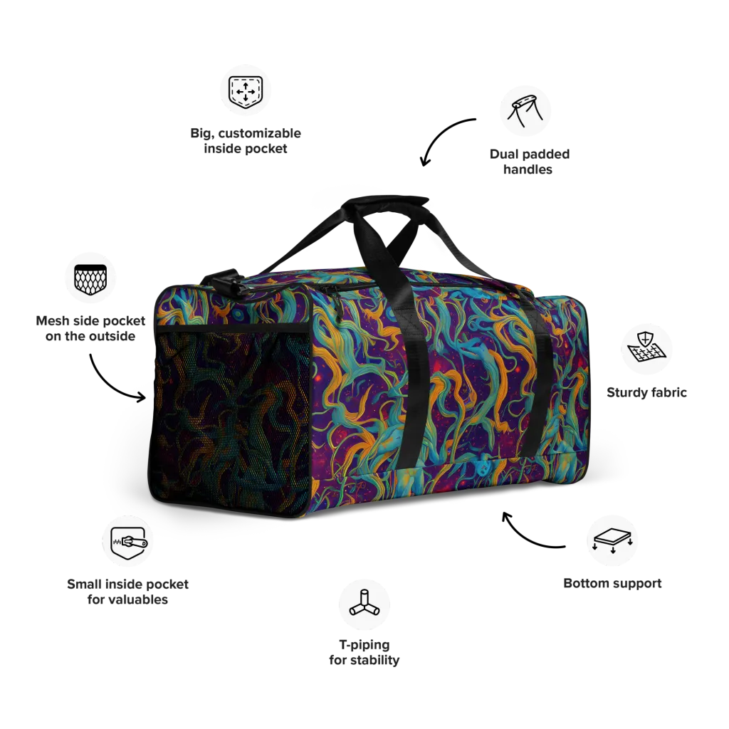 Meryl Mcmaster Evelyn De Morgan on Duffle Bag — Right Front