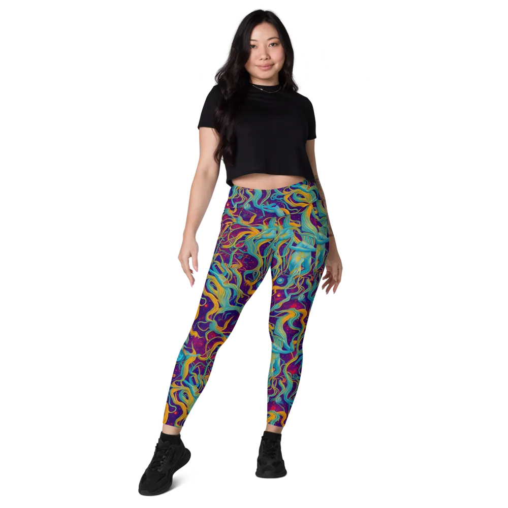 Meryl Mcmaster Evelyn De Morgan on Leggings with Pockets — Front