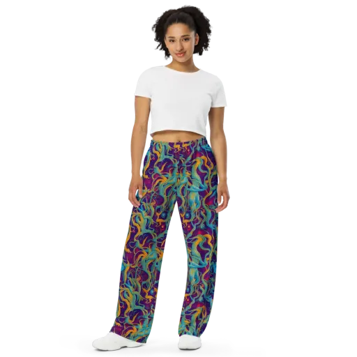 Meryl Mcmaster Evelyn De Morgan on a Wide-Leg Pants