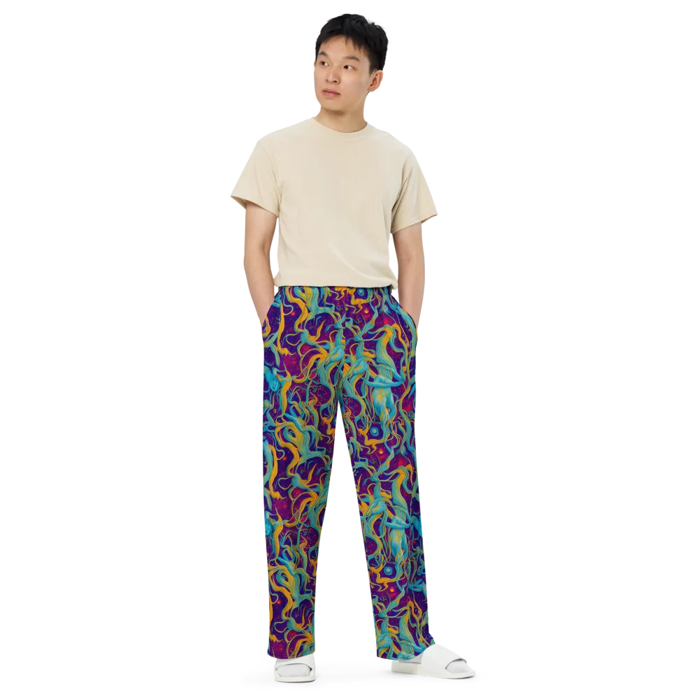 Meryl Mcmaster Evelyn De Morgan on Wide-Leg Pants — Front