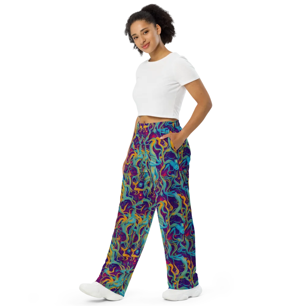 Meryl Mcmaster Evelyn De Morgan on Wide-Leg Pants — Left Front