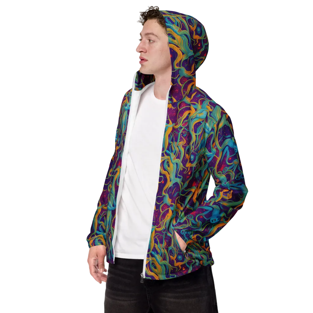 Meryl Mcmaster Evelyn De Morgan on Men's Windbreaker — Left Front