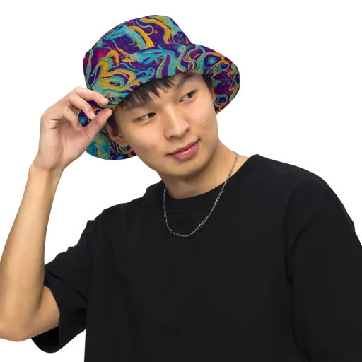 Meryl Mcmaster Evelyn De Morgan on a Reversible Bucket Hat