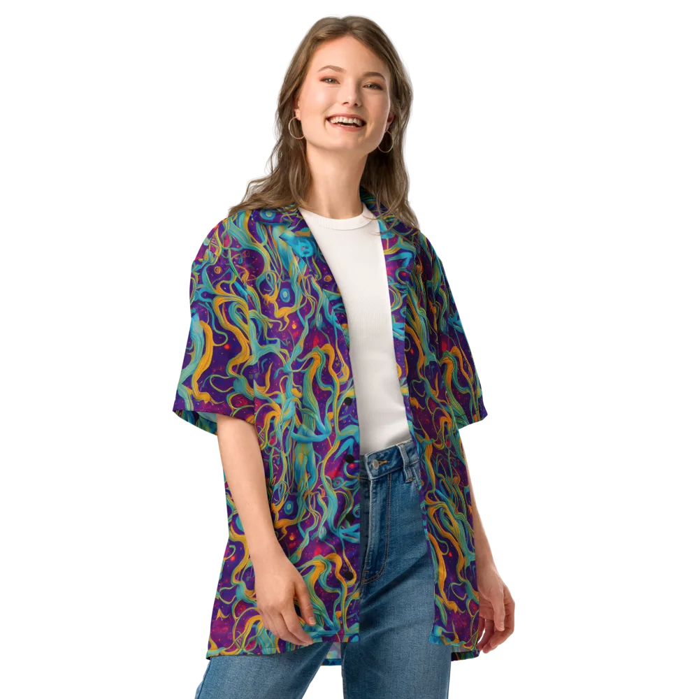 Meryl Mcmaster Evelyn De Morgan on Button Shirt — Front