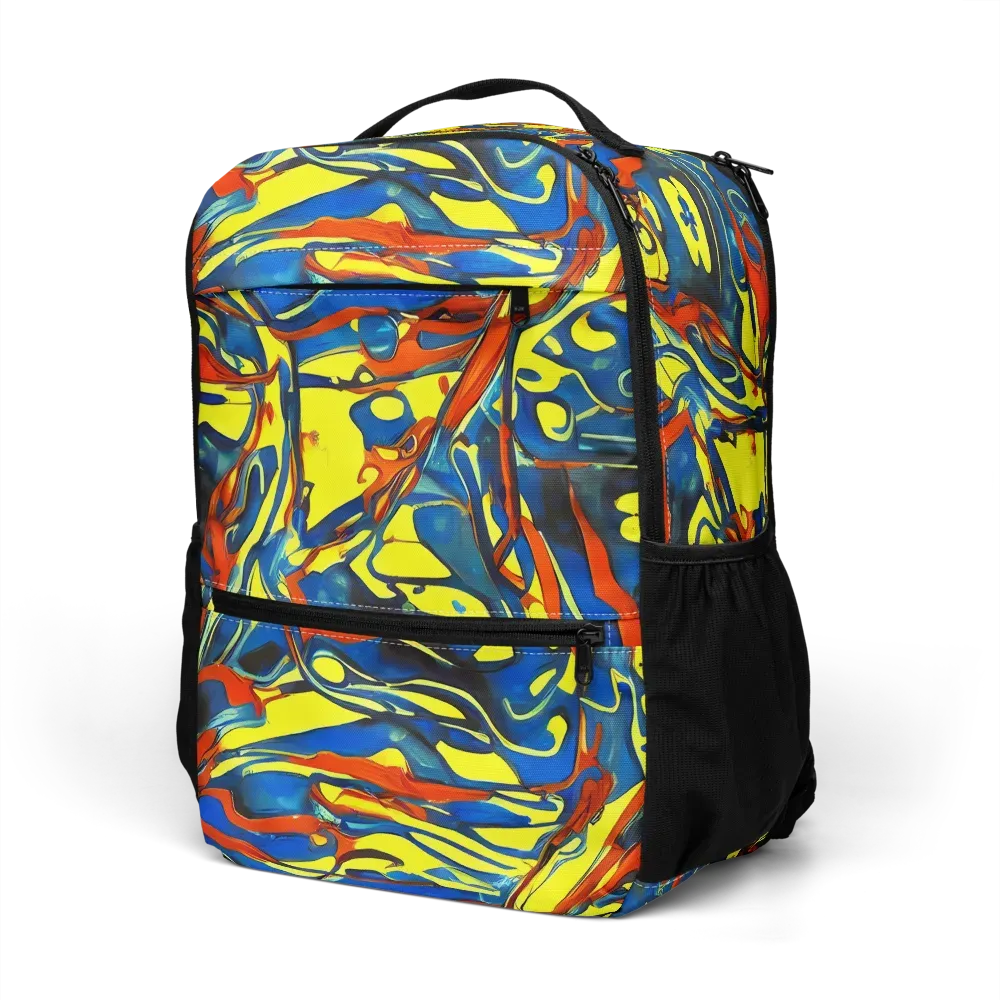 Cyberflow Circuit on Utility Backpack — Left Front