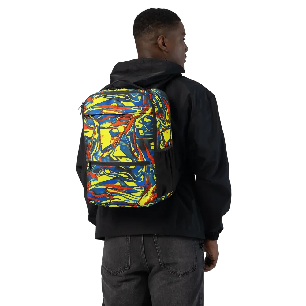Cyberflow Circuit on Utility Backpack — Back