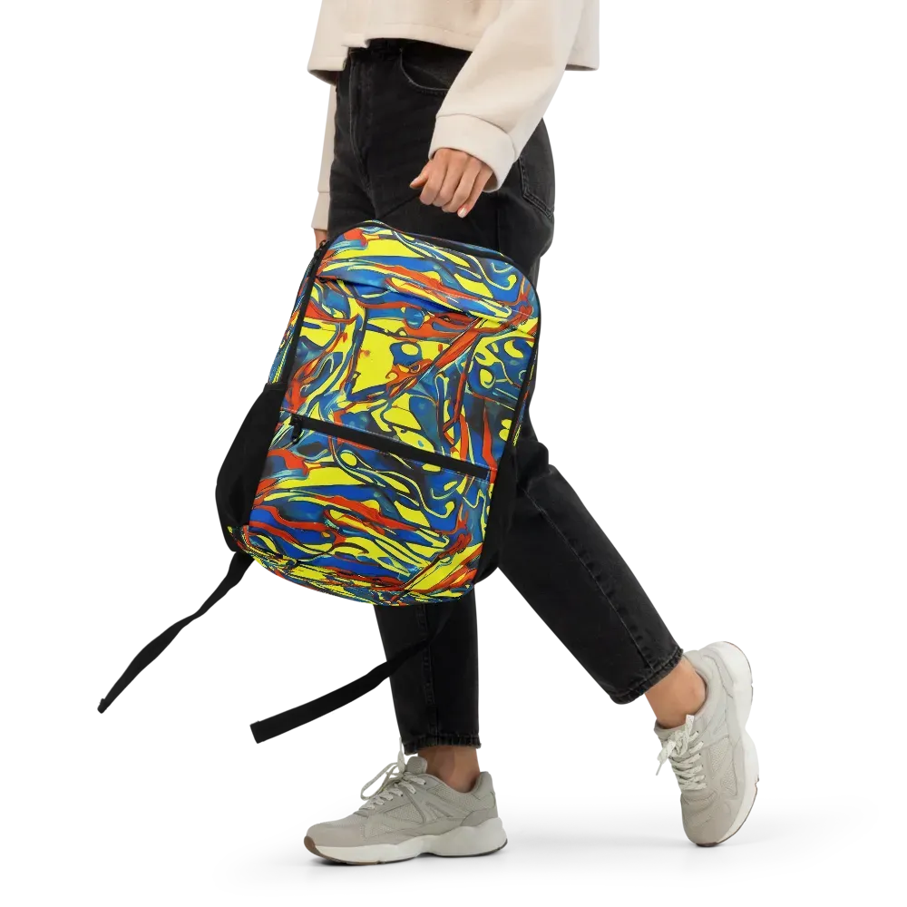 Cyberflow Circuit on Utility Backpack — Front