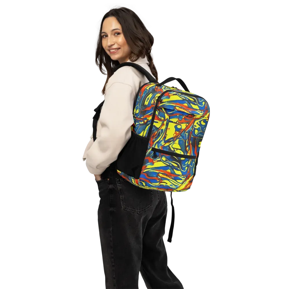 Cyberflow Circuit on Utility Backpack — Back
