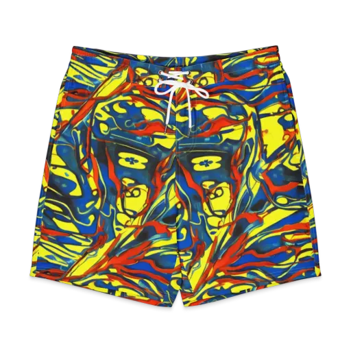 Cyberflow Circuit on a Men's Board Shorts