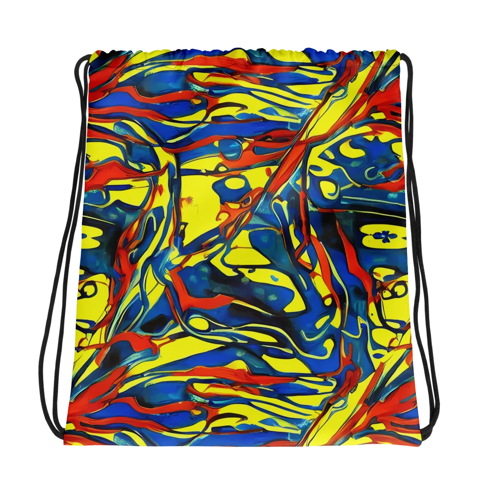 Cyberflow Circuit on Drawstring Bag — Photo