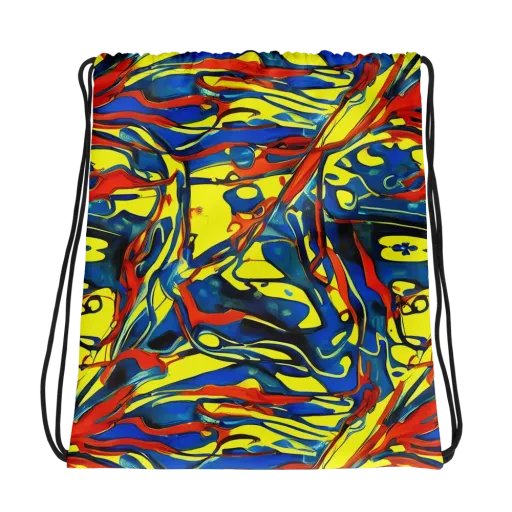 Cyberflow Circuit on a Drawstring Bag