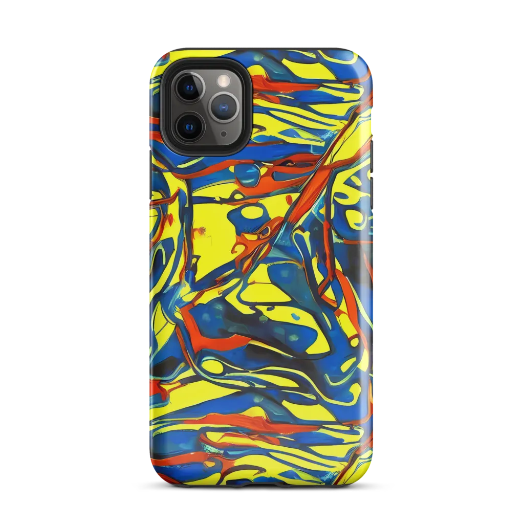 Cyberflow Circuit on Tough Case for iPhone® — Front