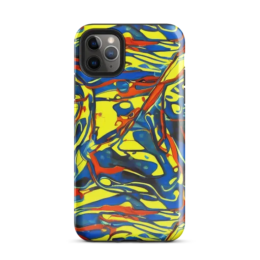 Cyberflow Circuit on a Tough Case for iPhone®