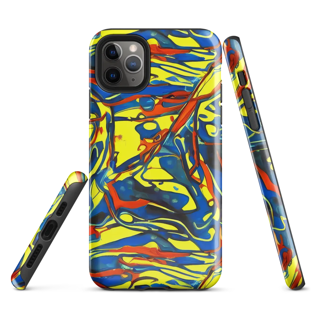 Cyberflow Circuit on Tough Case for iPhone® — Front
