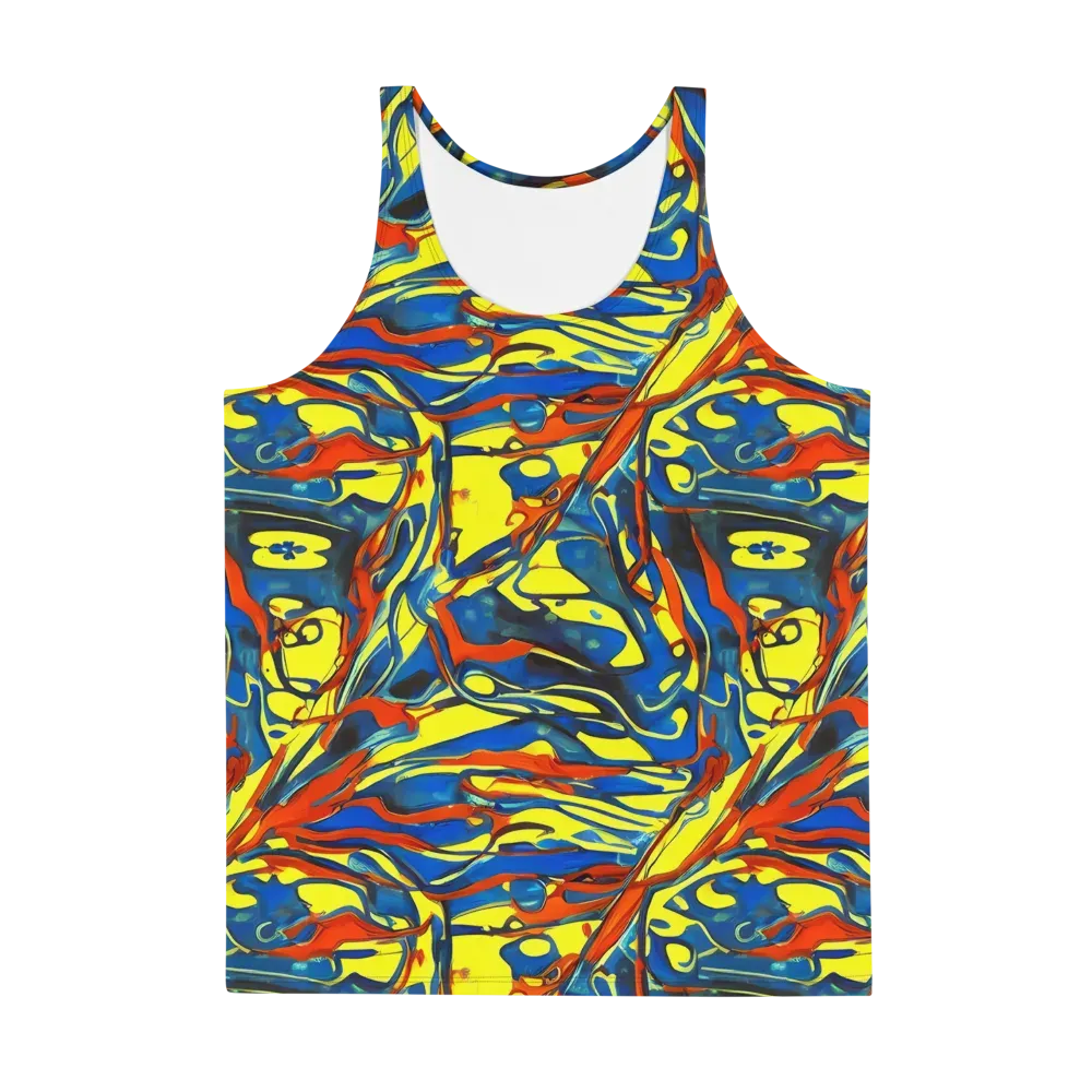 Cyberflow Circuit on Men's Tank Top — Front
