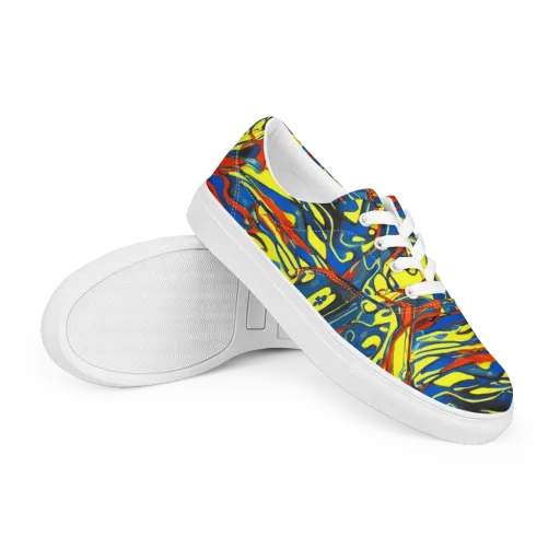 Cyberflow Circuit on a Men's Lace-Up Canvas Shoes