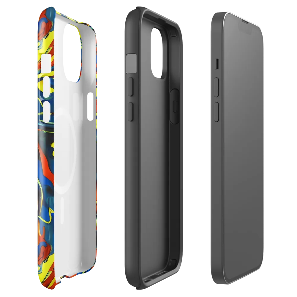 Cyberflow Circuit on MagSafe Tough Case for iPhone® — Front