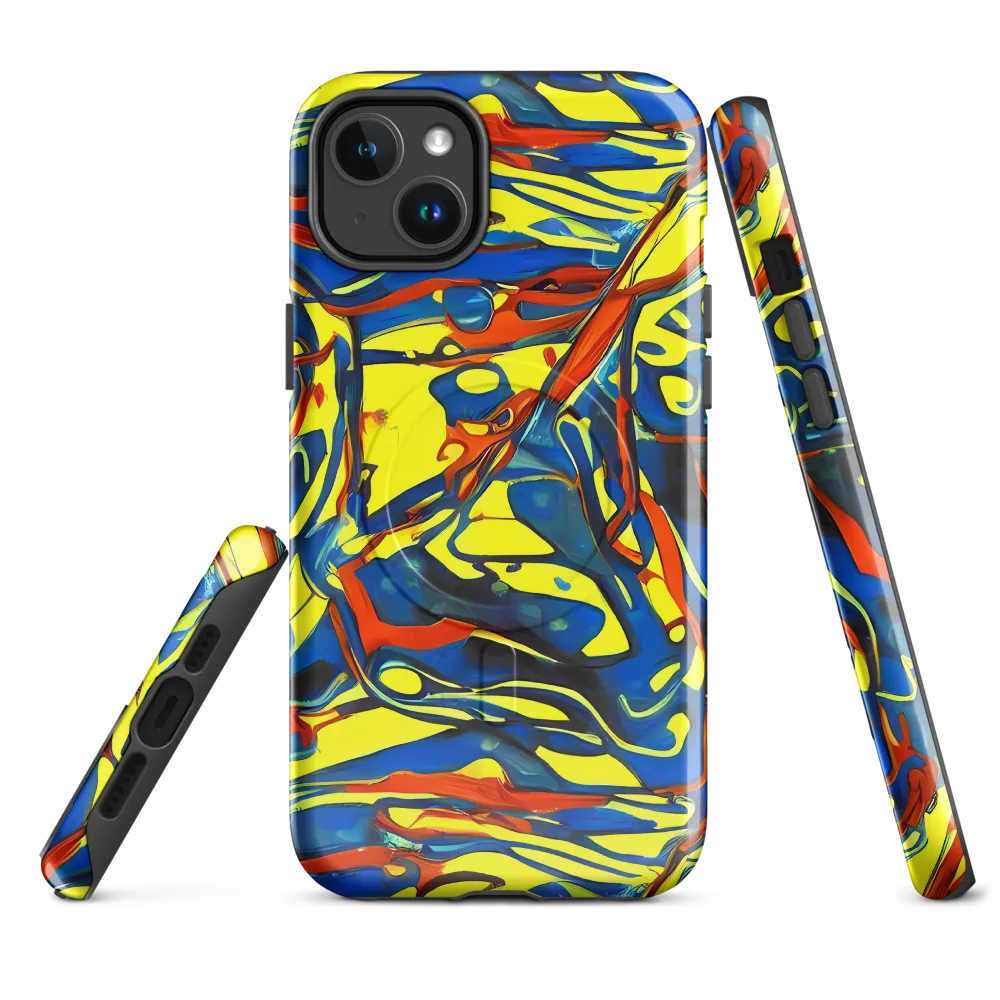 Cyberflow Circuit on MagSafe Tough Case for iPhone® — Front