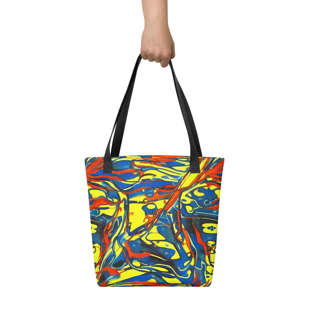 Cyberflow Circuit on Tote Bag — Front