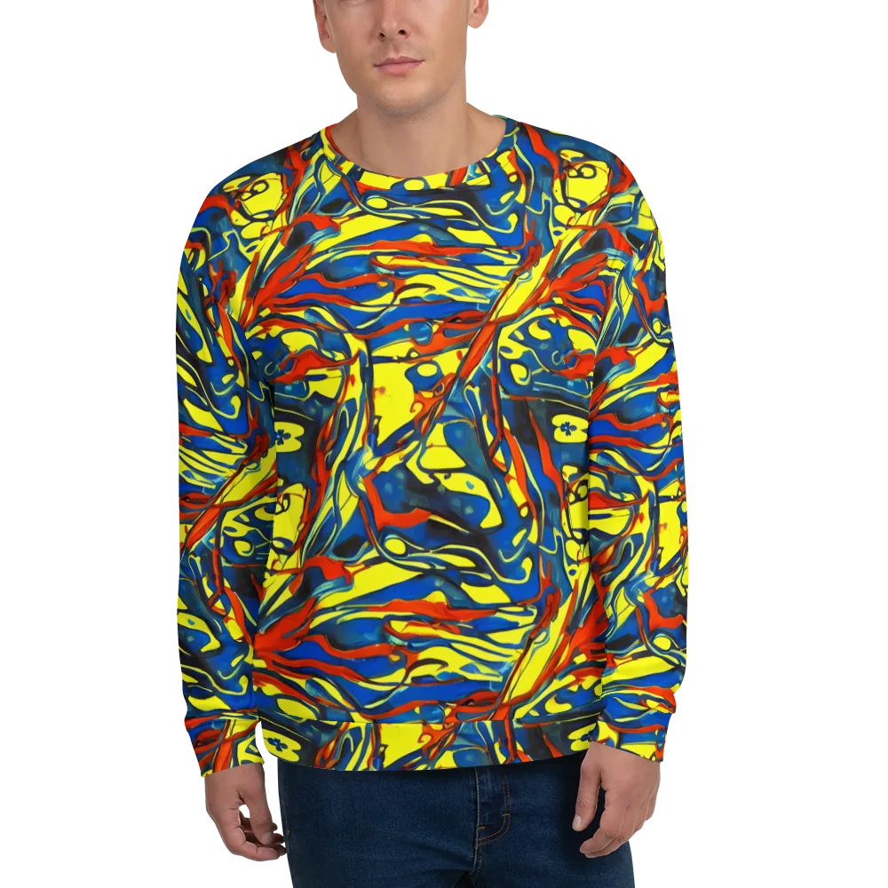 Cyberflow Circuit on Sweatshirt — Front