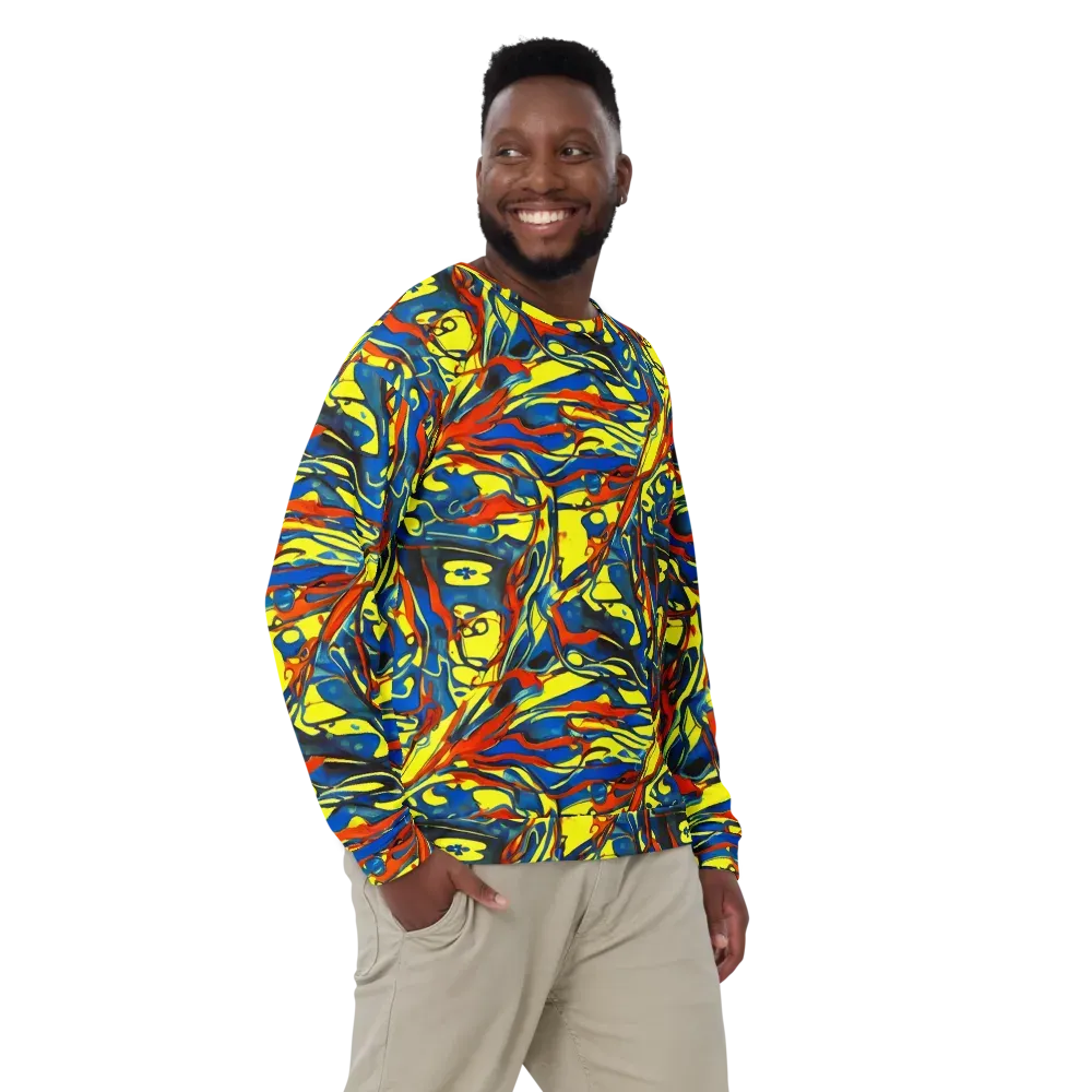 Cyberflow Circuit on Sweatshirt — Front