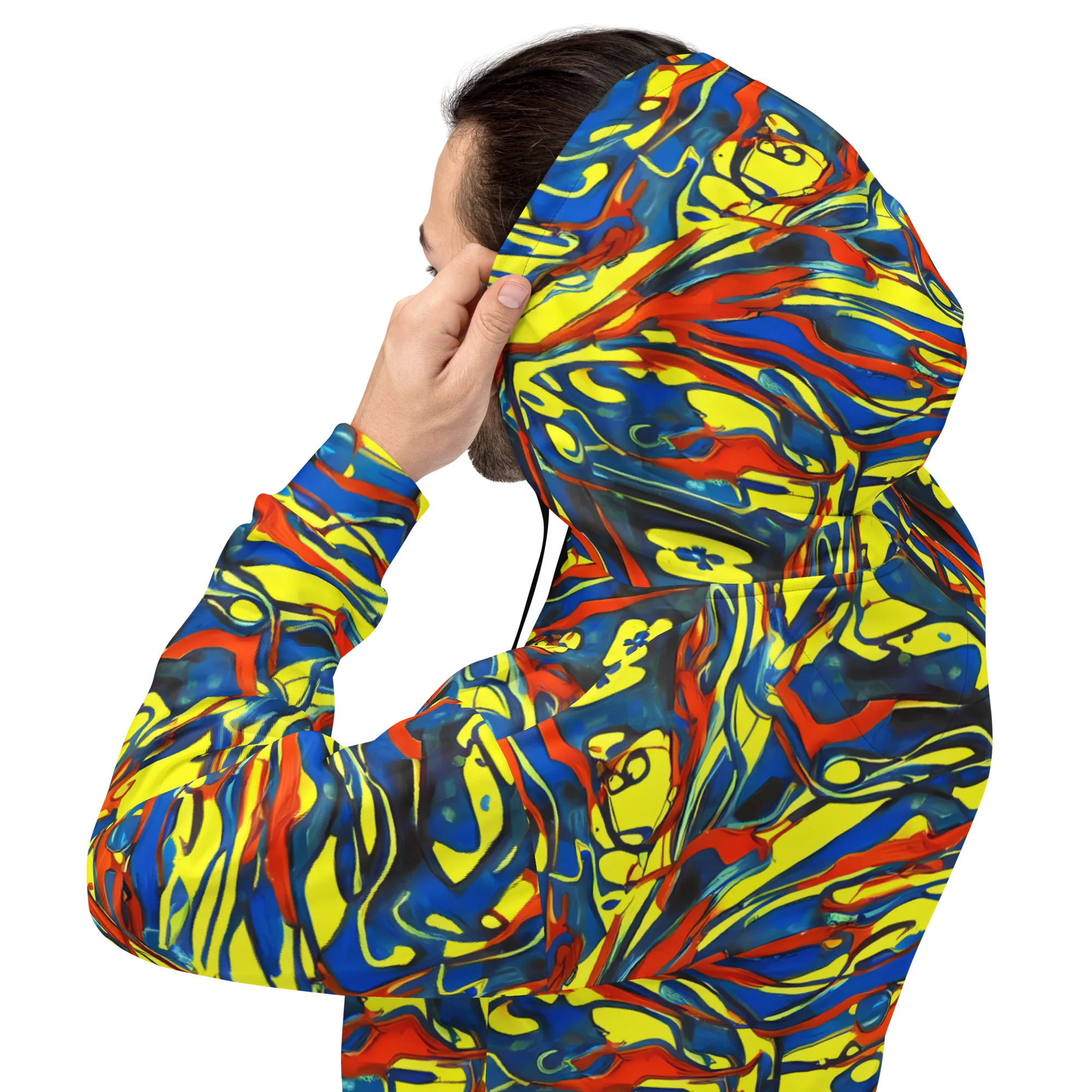 Cyberflow Circuit on Hoodie — Back