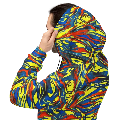 Cyberflow Circuit on a Hoodie