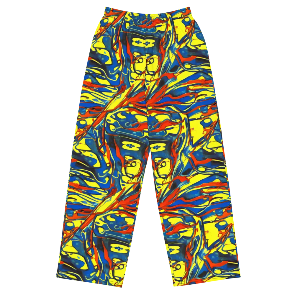 Cyberflow Circuit on Wide-Leg Pants — Front