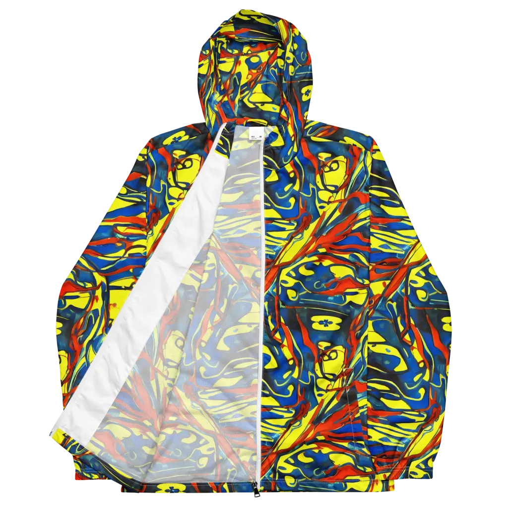 Cyberflow Circuit on Men's Windbreaker — Front
